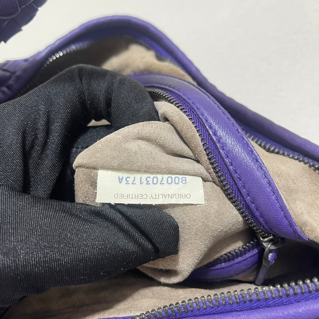 Sold Bottega Veneta Hobo Bag Large Leather Purple 47cm