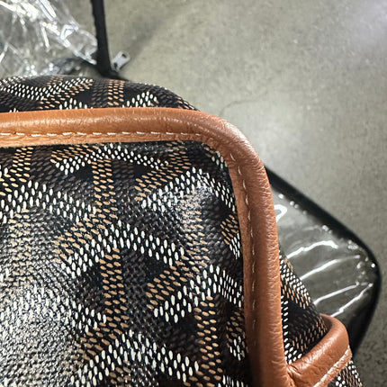 Goyard Anjou PM Medium Tote Brown Reversible Leather Lining