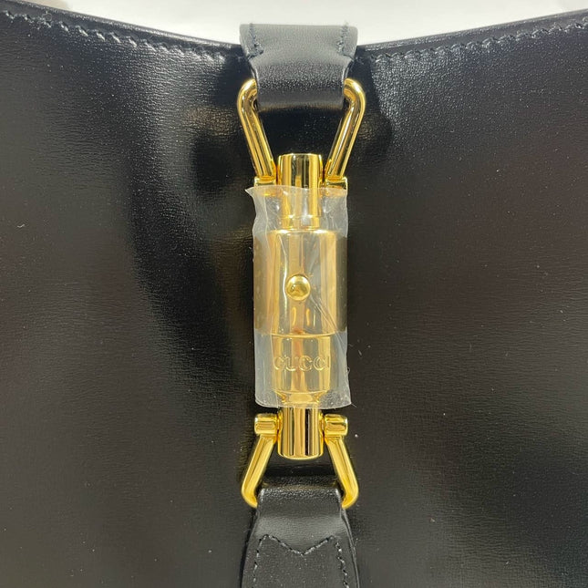 Sold Gucci Jackie 1961 Black Leather Bag with Adjustable Strap Giftable Condition