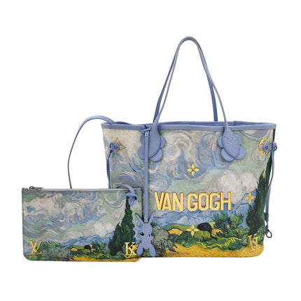 Louis Vuitton x Jeff Koons Masters Van Gogh Neverfull MM Tote Medium-Luxbags