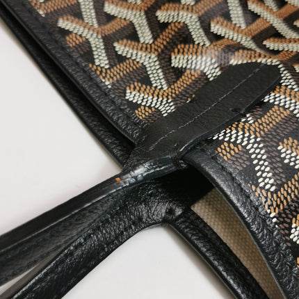 Goyard Saint Louis Tote PM Medium Black French Bulldog