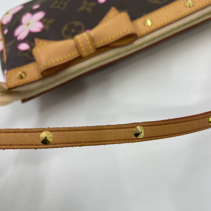 Louis Vuitton x Takashi Murakami Cherry Blossom on Brown Monogram Pochette Accessoire