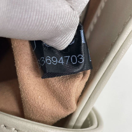 Gucci Jackie 1961 Small Leather Bag White without Strap