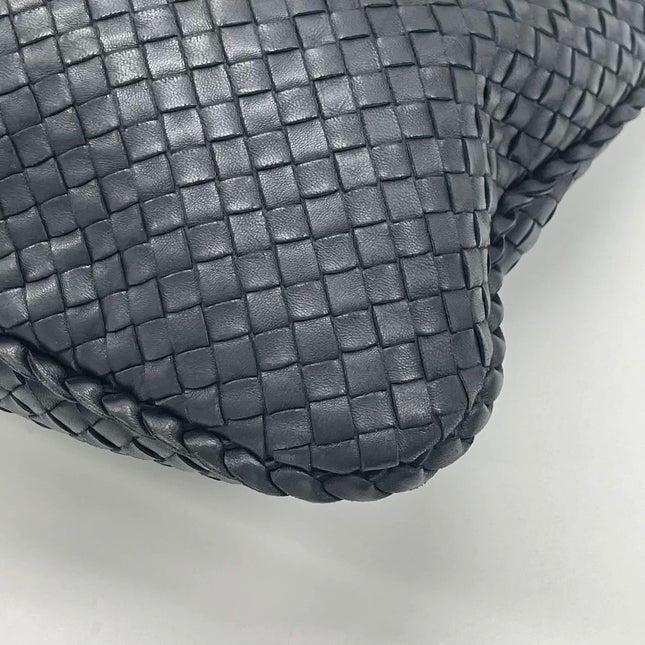 Bottega Veneta Veneta Sac Hobo Maxi en Cuir Noir 52-54cm