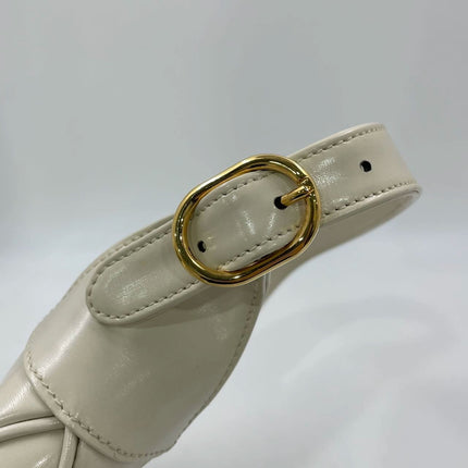 Gucci Jackie 1961 Small Leather Bag White with Strap