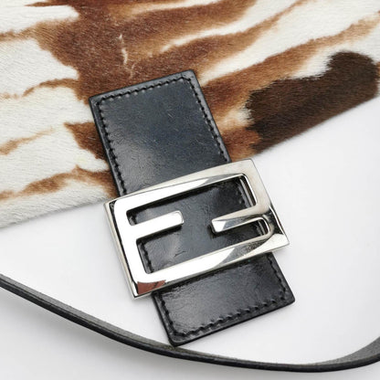 Fendi Baguette Pony-hair Style Calfskin Leather in Horse Print