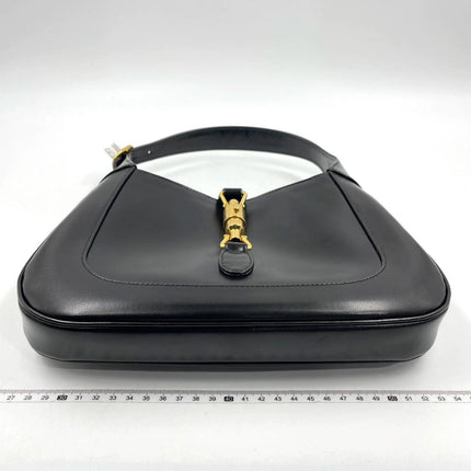 Sold Gucci Jackie 1961 Black Leather Bag with Adjustable Strap