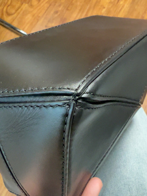 SOLD Loewe x Howl's Moving Castle Studio Ghibli Collection Puzzle Calcifer Mini Black Crossbody Bag