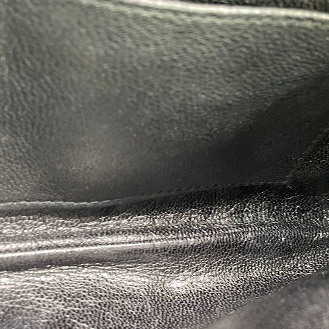 Gucci Horsebit 1955 Chain Large Black Leather and Patent Leather Shoulder Bag