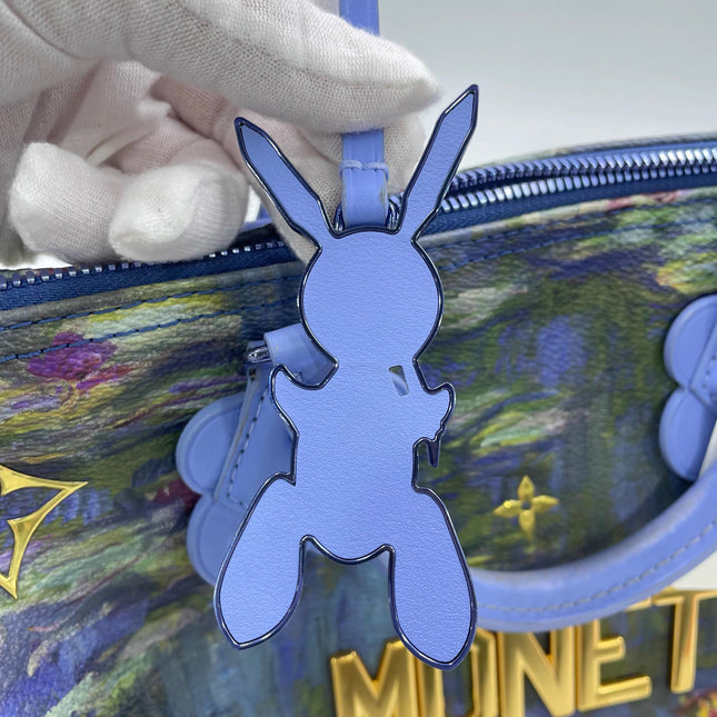 Louis Vuitton x Jeff Koons Speedy 30 Monet Water Lilies Top Handle Bag