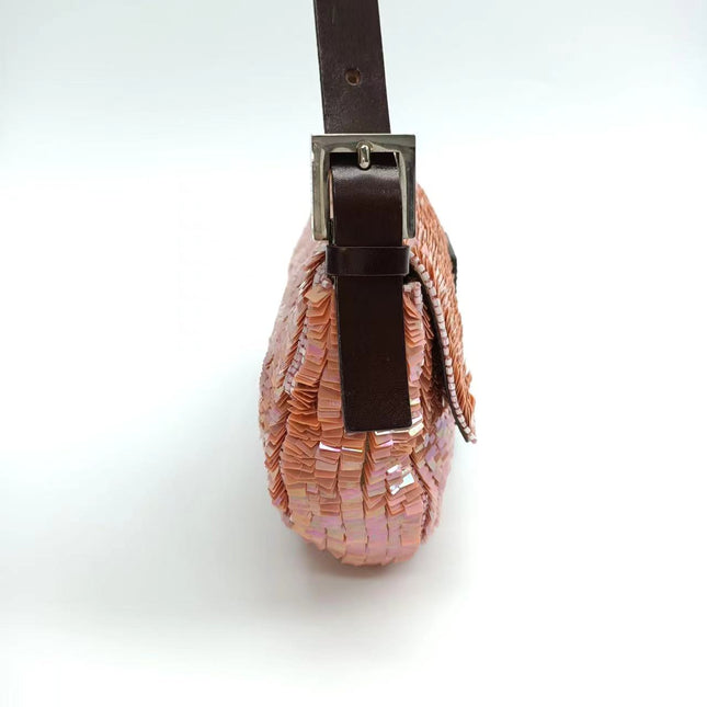 Sold Fendi Baguette Pink Sequins