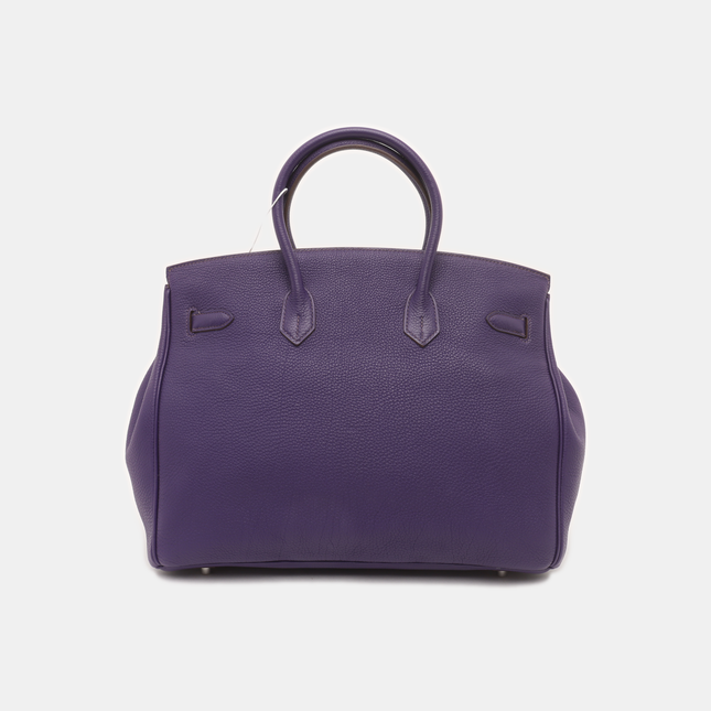 Hermès Birkin 35 Togo Iris Violet Purple Palladium Hardware