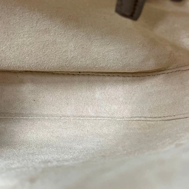 Gucci Jackie 1961 Small Brown Smooth Leather Bag