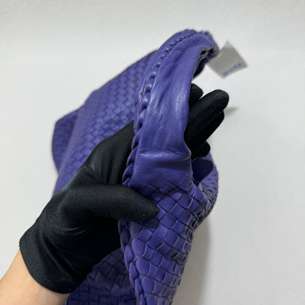 Sold Bottega Veneta Hobo Bag Large Purple Leather 50cm