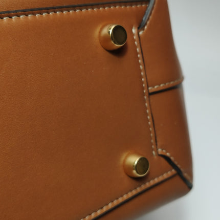 Bottega Veneta Arco Tote Bag Medium Tan Brown Leather 33