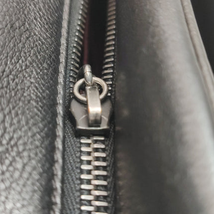 Chanel 2013 Paris-Edinburgh Large Black Flap Calfskin Leather Shoulder Bag