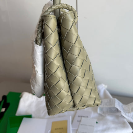 Bottega Veneta Small Andiamo Travertine Handbag