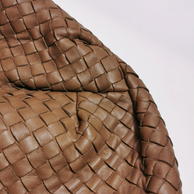 Bottega Veneta Belly Hobo Milk Chocolate Brown Maxi 50cm Intrecciato Leather