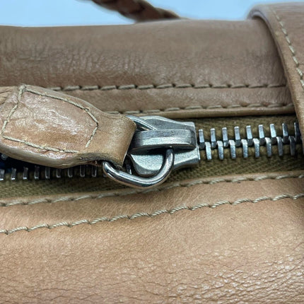 Dior Flight Medium Tan Brown Calfskin Leather Shoulder Bag