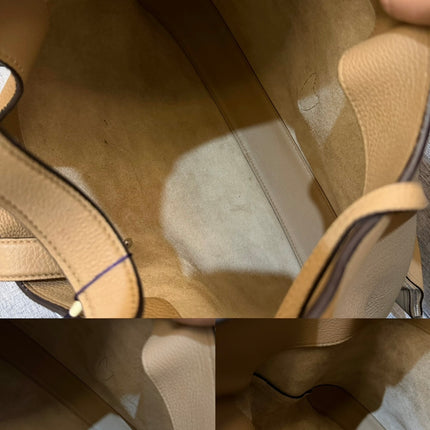 Gucci Jackie Beige Sand Leather Silver Hardware