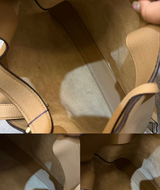 Gucci Jackie Beige Sand Leather Silver Hardware