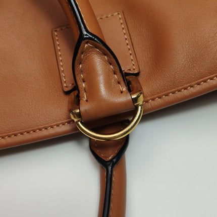 Loewe x Star Wars Amazona Medium 36 Tan Brown Stamps Leather With Strap