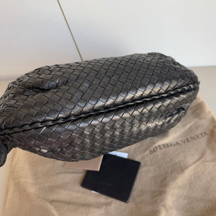 Bottega Veneta Belly Hobo Intrecciato Black Nappa Leather Small 40cm