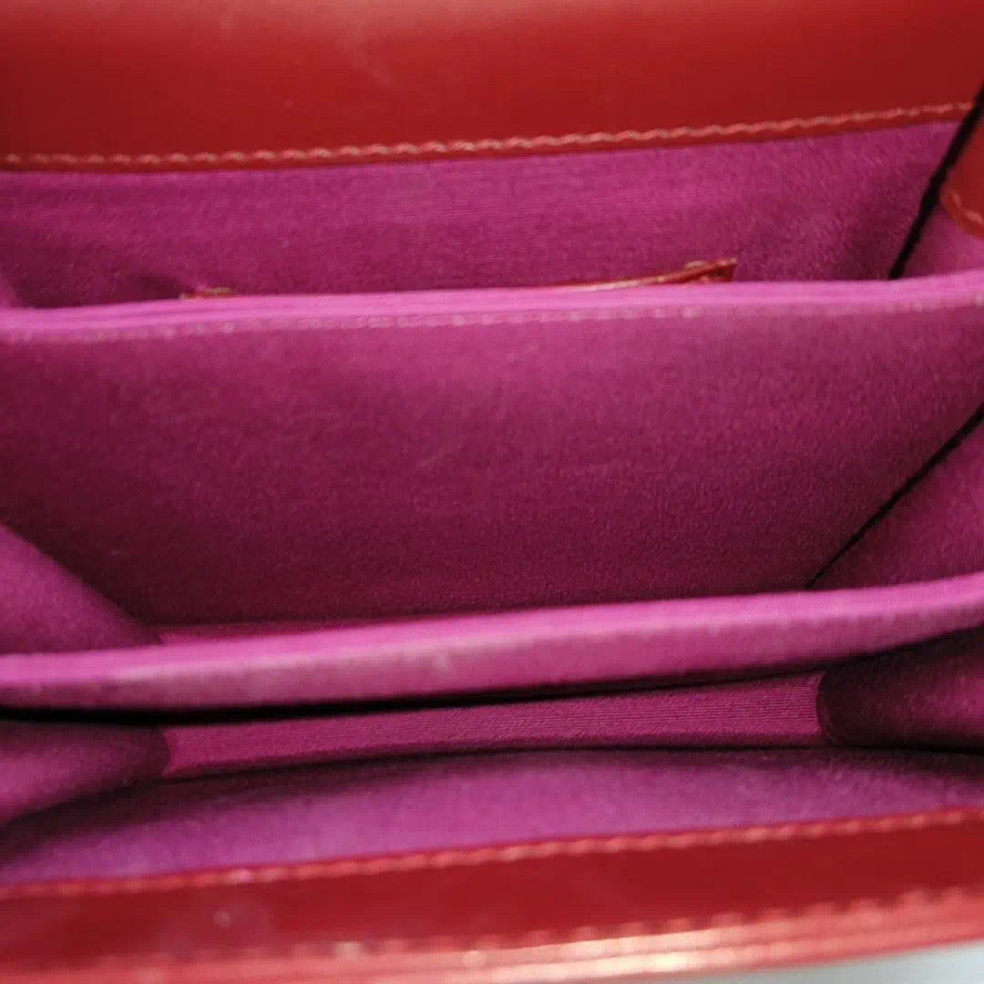 Bvlgari Serpenti Forever Small Leather Top Handle Crossbody Bag Burgundy