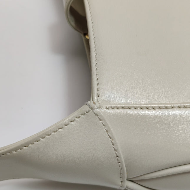 Gucci Jackie 1961 Small Leather Bag White with Strap