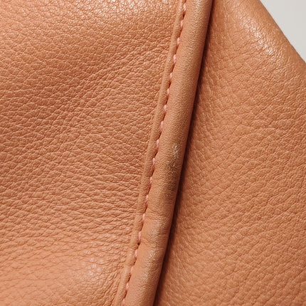 Loewe Amazona Medium 36 Light Coral Leather With Strap Goat Animal Lock