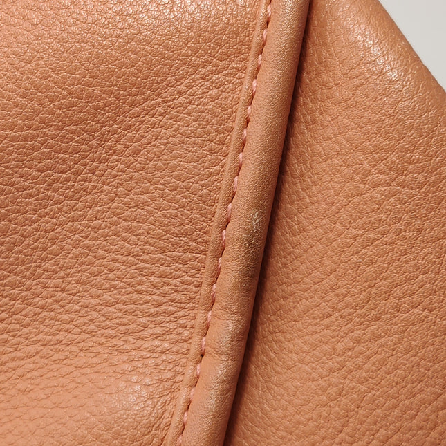 Loewe Amazona Medium 36 Light Coral Leather With Strap Goat Animal Lock