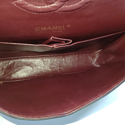 Chanel Timeless Classic Flap Medium Black Lambskin Leather Gold Hardware