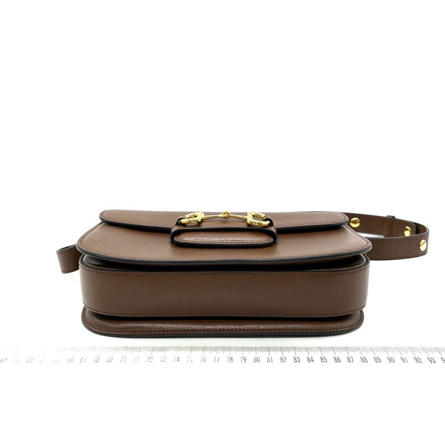 Sold Gucci 1955 Horsebit Shoulder Bag Caramel Brown Small Leather Never Worn