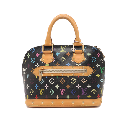 Louis Vuitton x Takashi Murakami Alma Small Black Multicolor-Luxbags