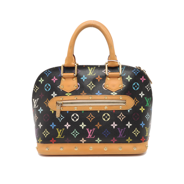 Louis Vuitton x Takashi Murakami Alma Small Black Multicolor-Luxbags