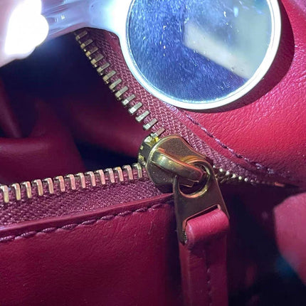 Bottega Veneta Hop Hobo Large Red Intrecciato Leather 45cm