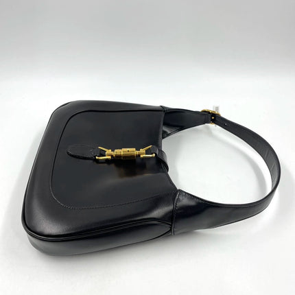 Sold Gucci Jackie 1961 Black Leather Bag with Adjustable Strap