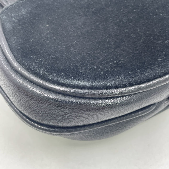 Louis Vuitton Avant-Garde Pochette Clutch Suede Leather Crystal Logo, 2011