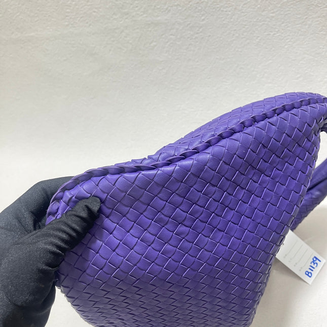 Sold Bottega Veneta Hobo Bag Large Leather Purple 47cm