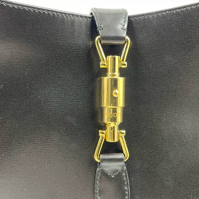 Sold Gucci Jackie 1961 Black Leather Bag Small without Strap