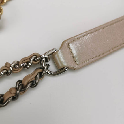 Sold Chanel Gabrielle Hobo 2019 Iridescent Pink Leather Medium Crossbody Bag