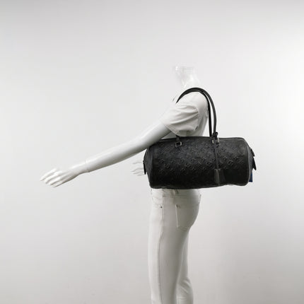 Louis Vuitton Neo Papillon Revelation GM Black Leather Shoulder Bag with Strap