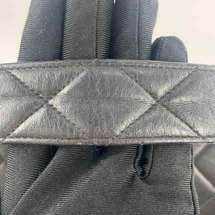 Sac à main Chanel Jumbo Double Sided Classic Flap en cuir d'agneau noir avec garnitures en or 24 carats