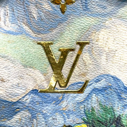 Louis Vuitton x Jeff Koons Speedy 30 Van Gogh Top Handle Bag