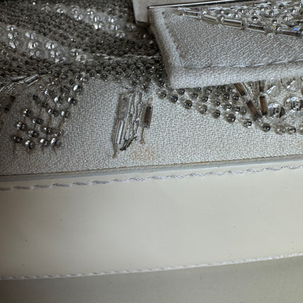Dior Limited Edition Rare Columnbus Dior Strict Chic White Rhinestones Bag
