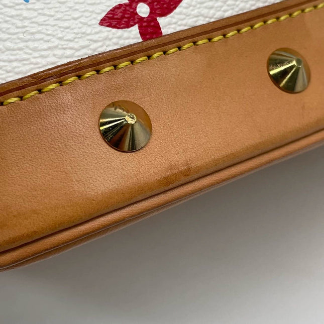 Louis Vuitton x Takashi Murakami Alma Small White Multicolor