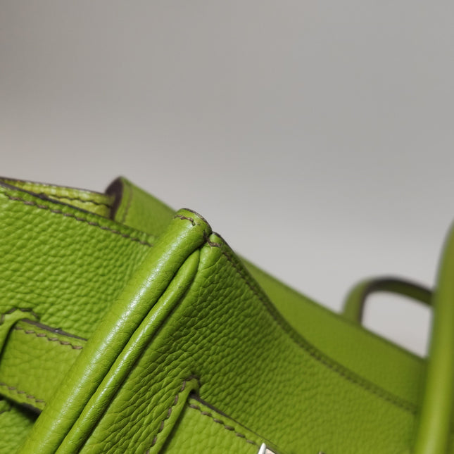 Hermès Birkin 35 Togo Green Vert Anis 37 Palladium Hardware 2008