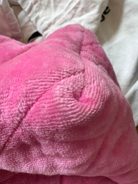 Chanel Coco Beach Quilted Hobo Pink Soft Cloth 2023