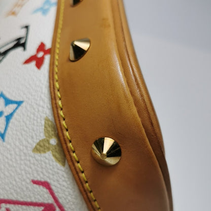 Louis Vuitton x Takashi Murakami Alma Small White Multicolor