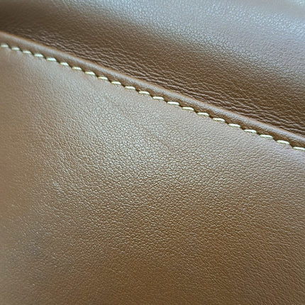 Celine Soft 16 Bag Medium Caramel Natural Tan Smooth Satin Calfskin Leather